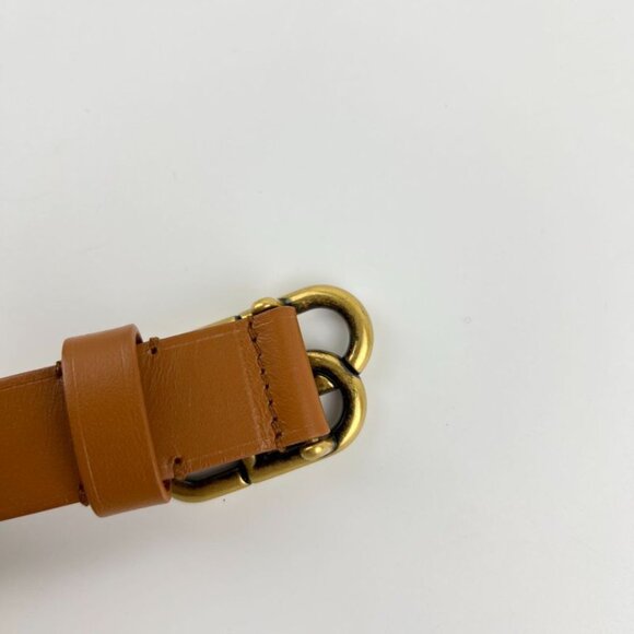 Balenciaga Belt Brown Leather Vintage